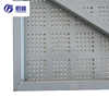 Construction site construction safety protection climbing net steel plate anti-fall punching hole net rice-shaped galvanized plate climbing net