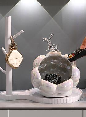 新款直销云朵入户玄关钥匙收纳摆件门口客厅鞋柜装饰品奶油风软装