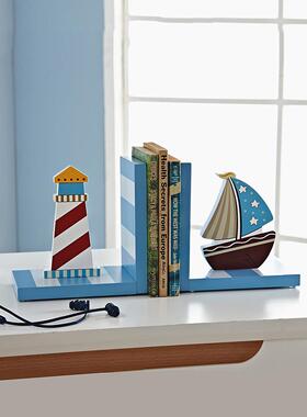 卡通书挡摆件客厅电视柜儿童房样板房家居装饰品卧室书房桌面书立