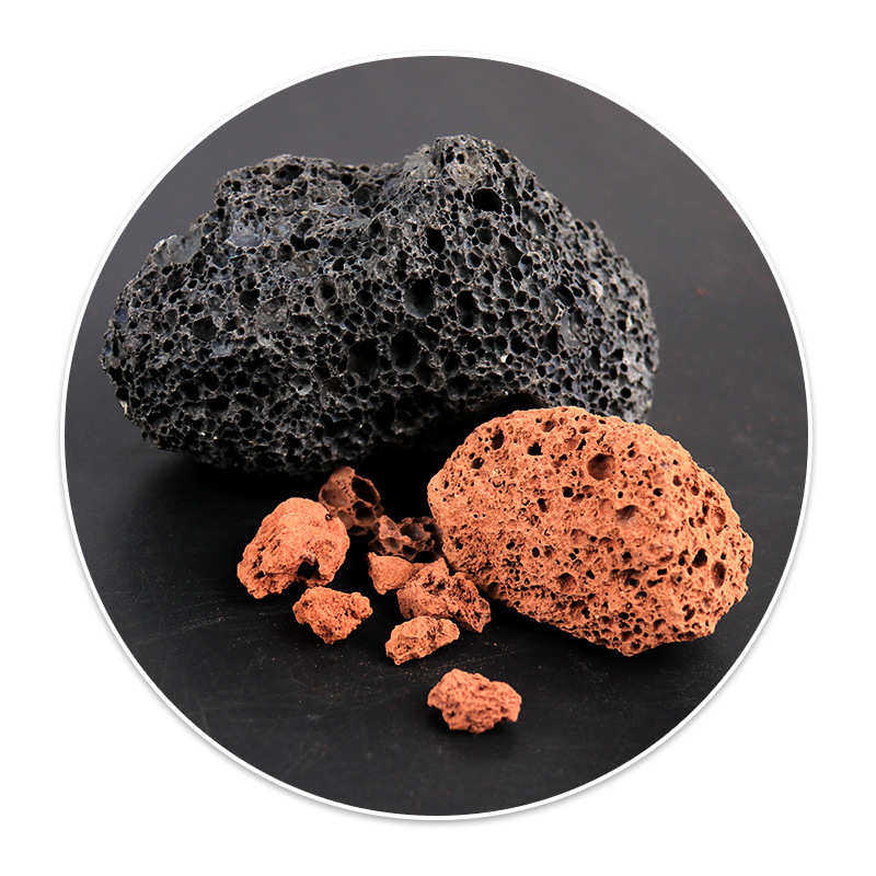 黑色红色火山岩鱼缸造景园艺过滤火山石颗粒多肉铺面烧烤火山石,淘宝优惠券,粉丝福利购,淘宝优惠卷