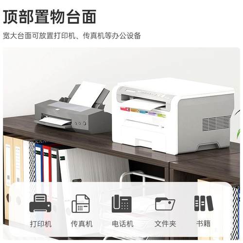 办公室件柜档案断资料柜易收纳置物柜文多功能储物柜木简BG0027质 - 图2