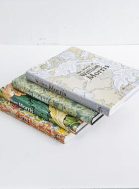 威廉莫里斯作品样板间客厅书房会所饰品摆件艺术画册绿色装饰真书