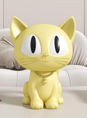 超大容量网红小猫存钱罐储蓄罐新款桌面装饰品