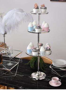 甜甜HP-021蛋糕圈架婚礼甜品台展件示蛋糕摆台摆盘甜品托盘摆装架