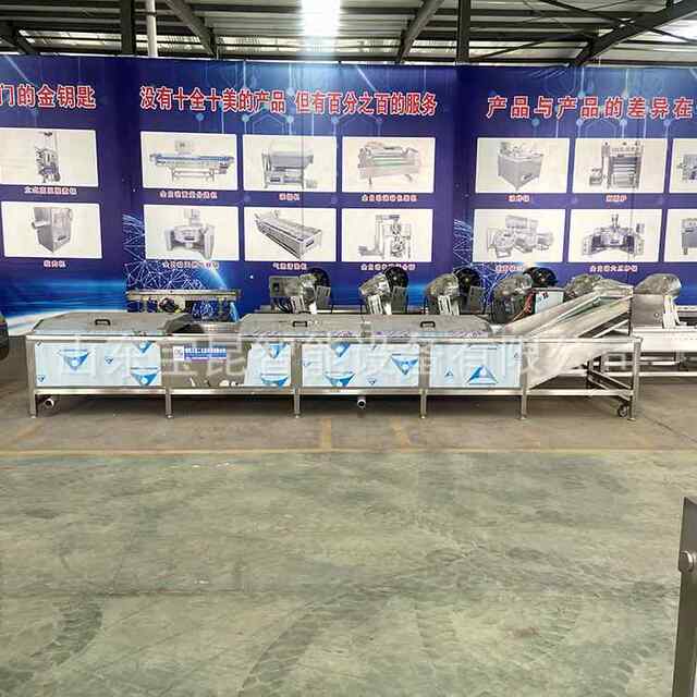 Fully automatic large bus sterilization line, prepared vegetable cooking, blanching and sterilizing line, snack food low temperature sterilization equipment