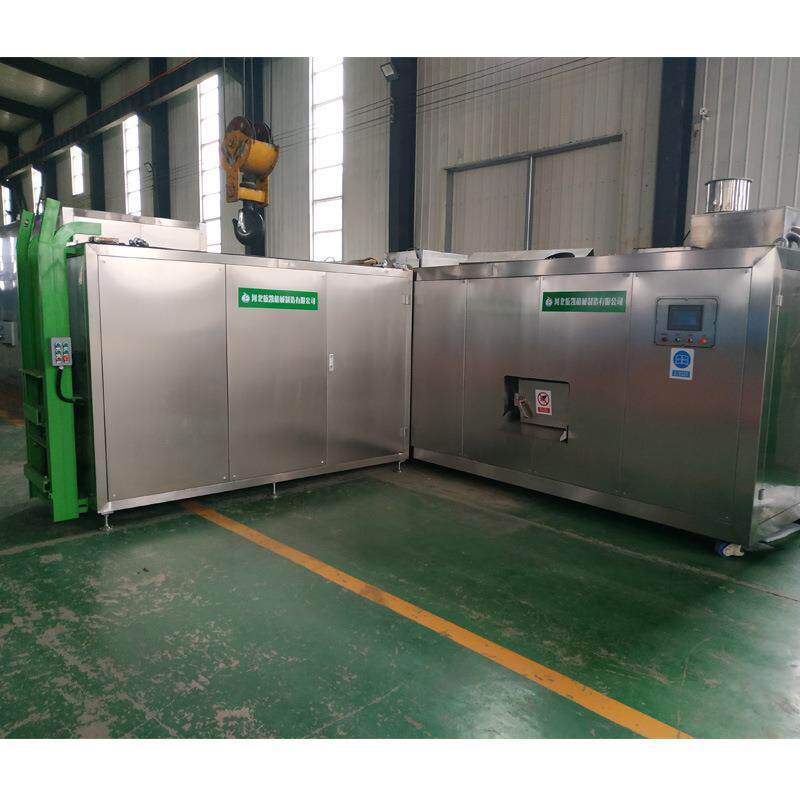 Kitchen waste dry and wet garbage treatment equipment intelligent crushing and dehydration all-in-one machine Hebei Hangkai Machinery