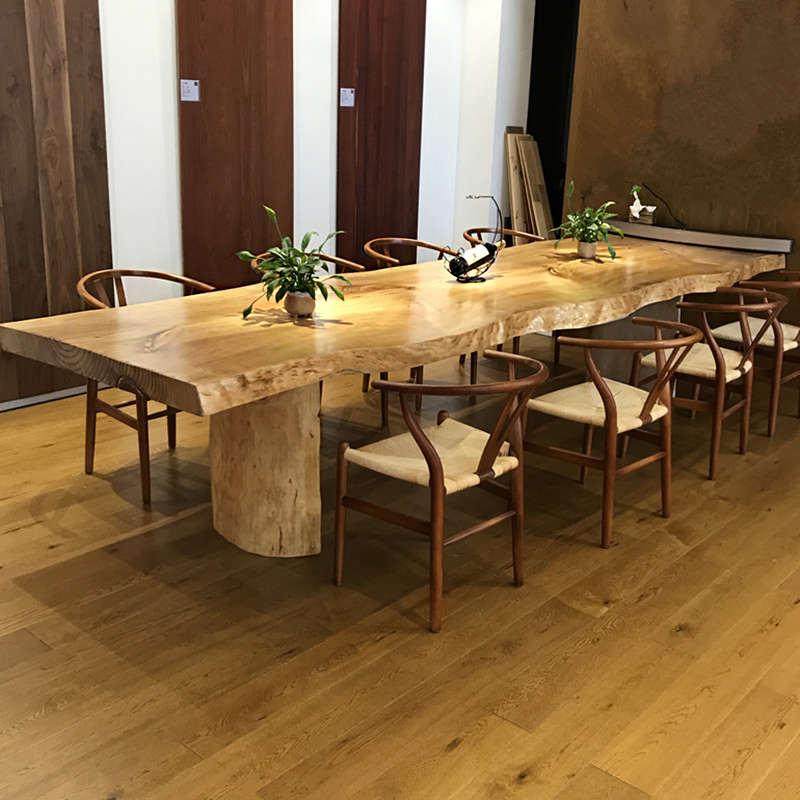 实木大板茶桌原木不规则长条桌办公会议桌电脑桌家用客厅泡茶桌子,淘宝优惠券,粉丝福利购,淘宝优惠卷