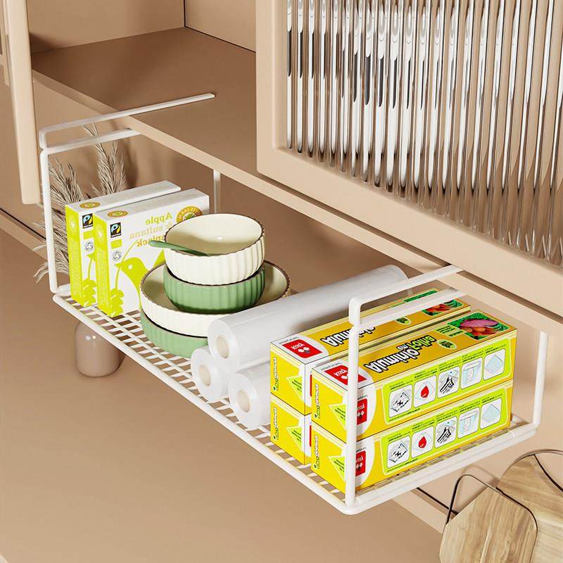 整体橱柜下挂架吊柜悬挂厨房置物架柜子加深分层挂篮柜内挂式收纳,淘宝优惠券,粉丝福利购,淘宝优惠卷