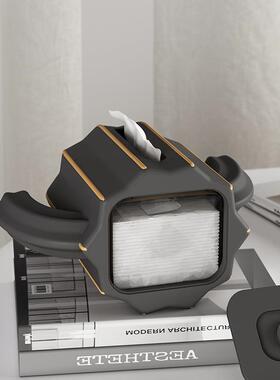 轻奢仙人掌纸盒家品用客摆厅餐厅抽纸盒装饰高档入OII户玄关桌面