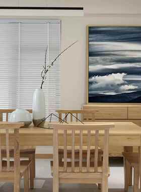 现饰代简约手绘油画抽象美艺式术客厅装画沙发背景轻奢墙XD0084画