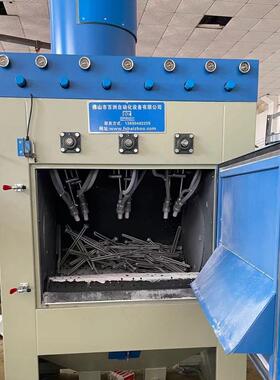百洲喷砂机生产厂家供应履带式自动喷砂机滚筒打砂机