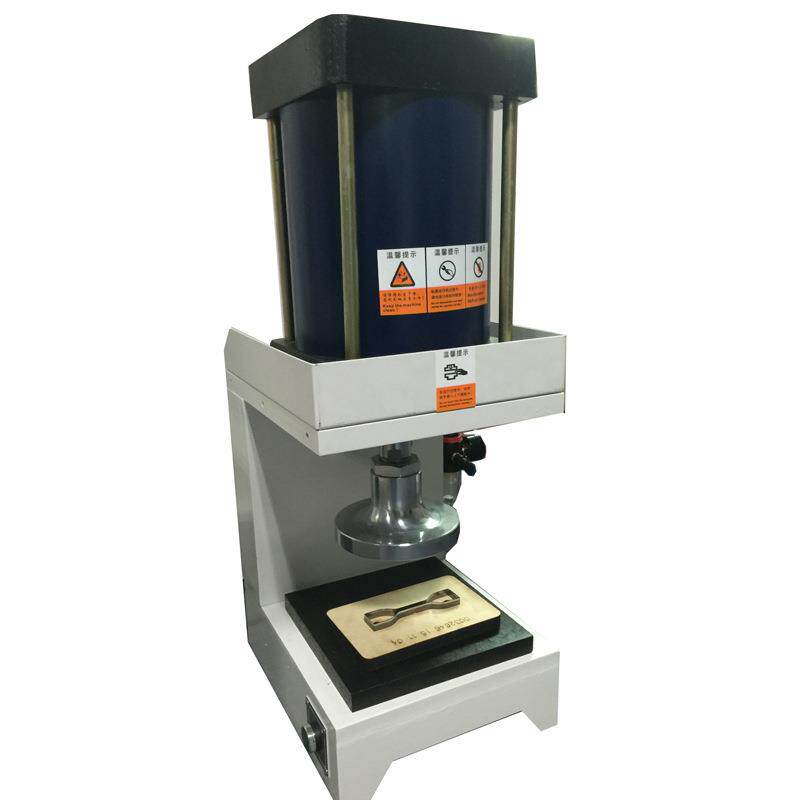 Dongguan factory direct sales manual automatic slicer rubber dumbbell sample making machine pneumatic punching machine