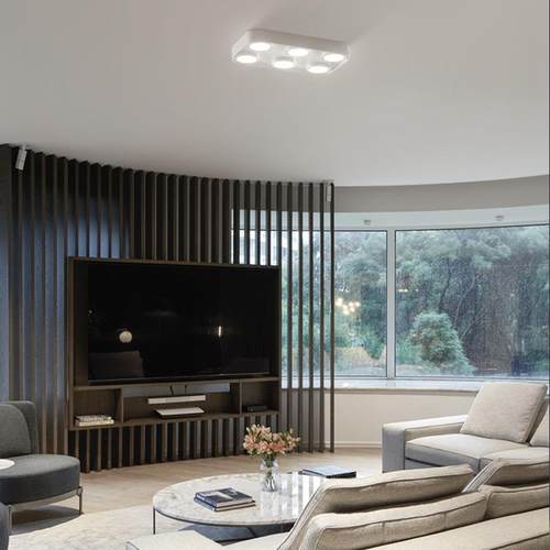 超薄led明装筒灯简约现代客厅斗胆灯长方形主卧室房间灯中山灯具 - 图0