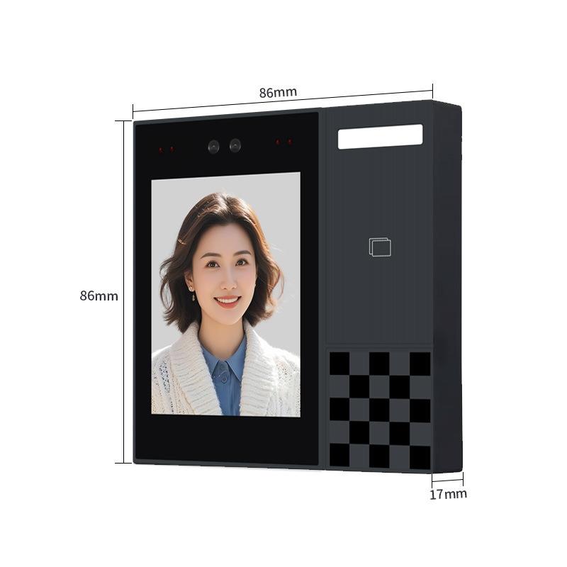 Real face recognition access control and attendance machine card recognition capacitive touch office attendance and attendance machine ZF86C