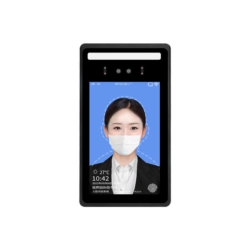 Dynamic face recognition access control all-in-one smart touch screen visitor clock-in and attendance access control system