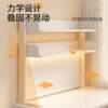 Desk storage rack study table countertop storage rack vertical multi-layer bookshelf desk hole board bookshelf