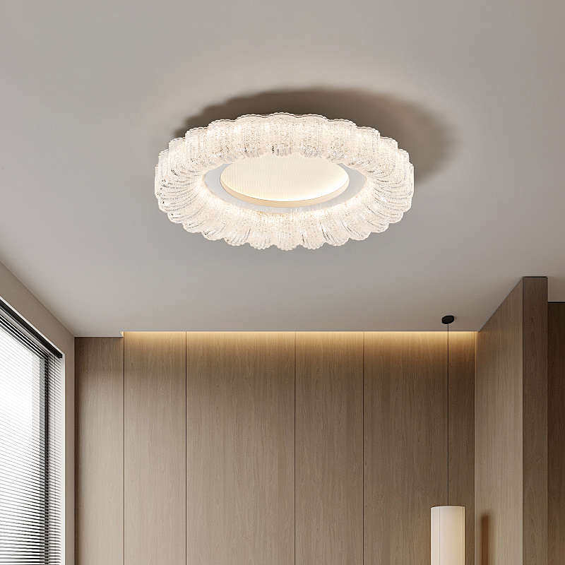 轻奢奶油吸顶灯现代简约护眼风主卧意式极简房间吸顶灯感卧室,淘宝优惠券,粉丝福利购,淘宝优惠卷