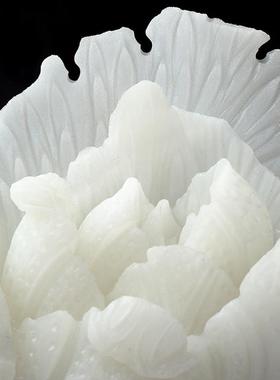 百财如意玉白菜摆件店铺开业礼物办公室桌面装饰品赠领导高档礼品