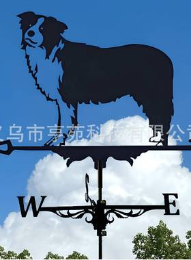 风向标轻奢户外风向标美式屋顶装饰带田院工艺品摆件装饰品