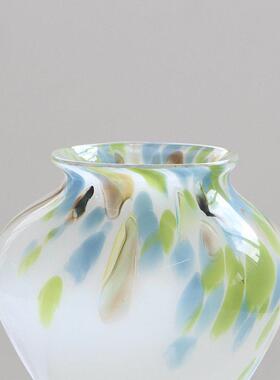 碧轩新品 春天发芽 简约创意渐变彩色磁粉花摆件客厅插花摆件