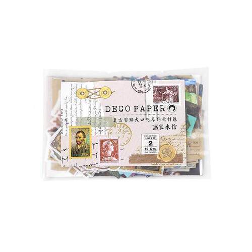 200 Pcs Scrapbooking Supplies Pack For Journaling Diy Vinta0 - 图1
