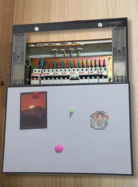 推挽箱电器箱盖磁黑板盖仪表箱装饰画强电流屏蔽板配电板挂画