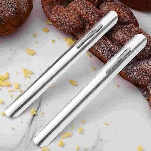 5 Pcs Bread Crumb Scraper Cleanser Metal Stainless Steel - 图0