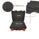 New black portable plastic tool box Car accessories storage box Electronic product protective box pp accessories