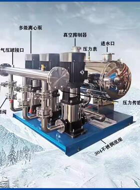 无负压变频恒压供水设备高层工地给水生活小区二次加压成套定制