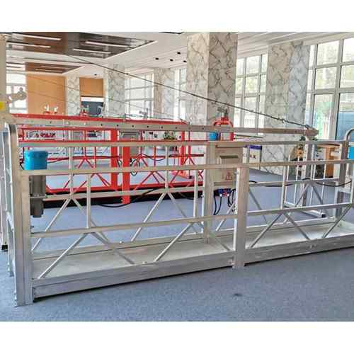 建筑工地高空作业外墙升降提升机配件施工装修铝材质电动吊篮 - 图1