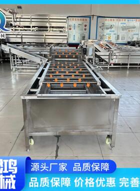 新式砂糖橘气泡清洗机 果冻橙清洗风干线 商用猕猴桃干加工生产线