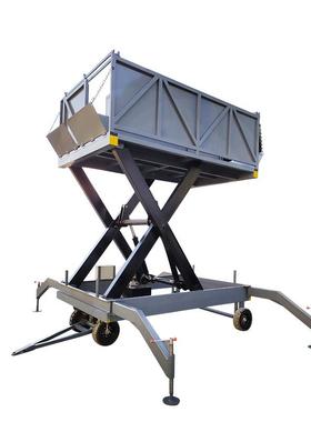 供应垂直式升降机猪场卸猪平台液压移动式卸猪台货梯液压升降