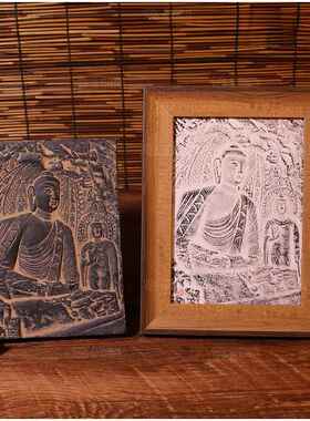 云冈石窟文创飞天岗拓版传具拓包拓印F769H9J9板工画云家居饰品桌