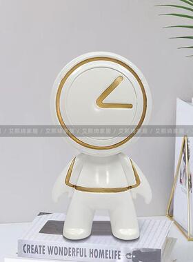 售楼处卡通抽象雕塑人物摆件现代样板间书房客厅软装艺术装置摆设