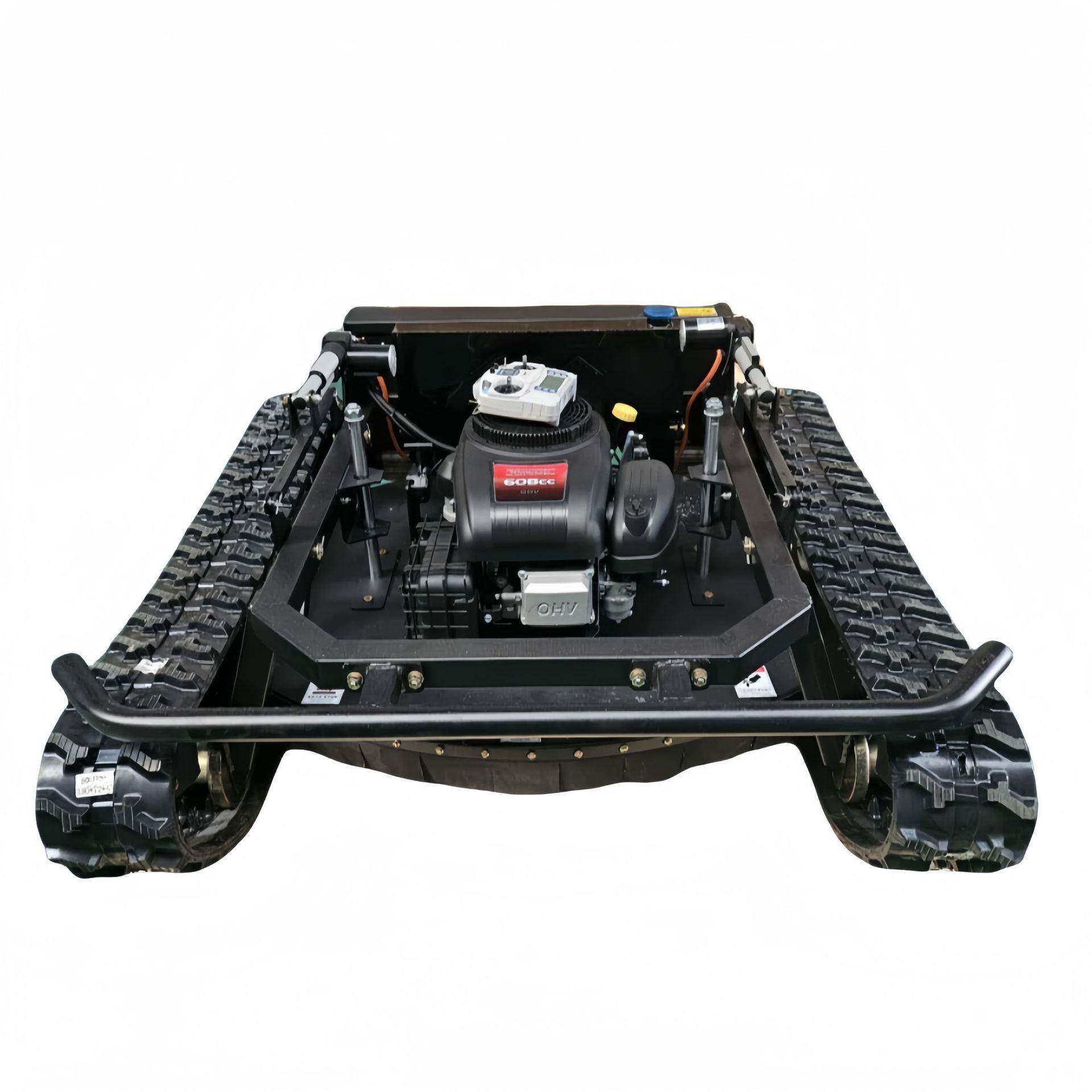 Crawler remote control weeder small petrol-electric hybrid orchard lawn mower crawler garden machinery weeder