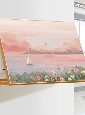斯堪的纳维亚风格治愈景观仪表箱装饰画阻挡弱电箱强电箱开关箱配
