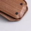 High-end tea cup tray suitable for placing tea cups. Walnut wooden tray. Small tea tray. Tea set. Tea cup storage tray.