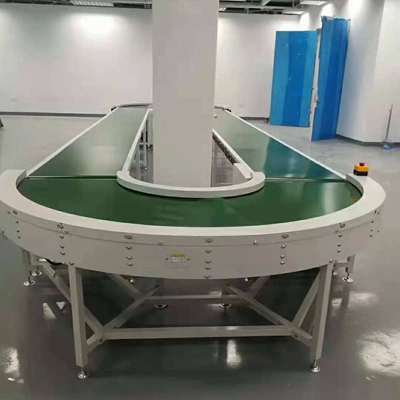 车间装配线自动化输送带传送带输送机物流打包线转弯机 - 图2