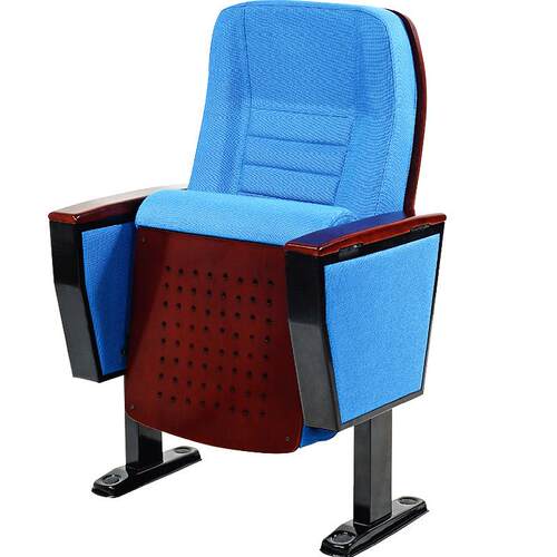 礼堂椅排椅学校阶梯教室冷轧钢脚架座椅布艺铝合金椅子适用学校 - 图3