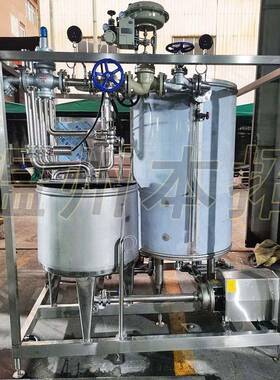 蒸汽加热UHT盘管式杀菌机超高温瞬时灭菌机液体饮料果酒牛奶加工