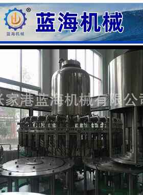 瓶装小型茶饮料灌装机果汁饮料灌装三合一灌装机设备分装