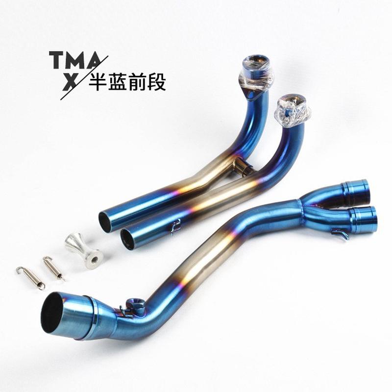 适用于摩托踏板车TMAX500前段改装TMAX530排气管08 09 10 11-16年 - 图1
