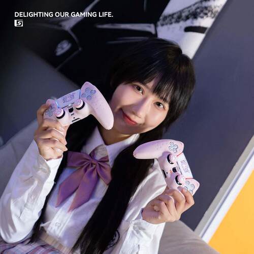 ps5 handle protective case Cute cat ear silicone case SWITCH - 图1