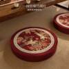 Red festive cushion living room balcony bay window futon cushion meditation cushion wedding tea ceremony kneeling cushion Chunhe Jinming