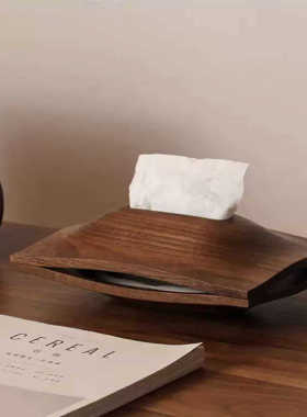 现代轻奢风纸巾盒家用创意客厅茶几抽纸盒洗脸巾收纳盒擦手纸盒