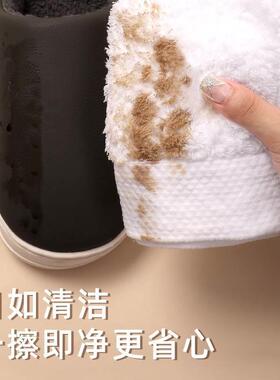 防水棉拖鞋男士冬季2025新款外穿室内家居防滑厚底情侣棉拖男款冬