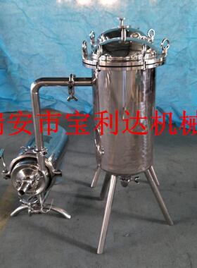 不锈钢双联过滤器3吨双联配饮料泵5吨双联配饮料泵过滤器