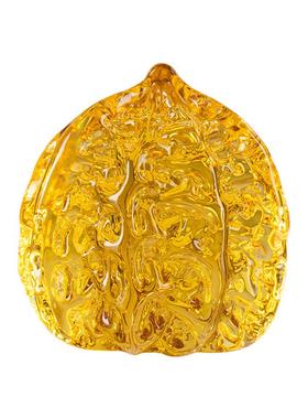 水晶核桃核桃摆件玻璃装饰摆件