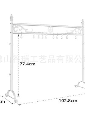 经典白色属艺术袜架曲线漩涡设金计易装于组GU-24072适合风圣诞节