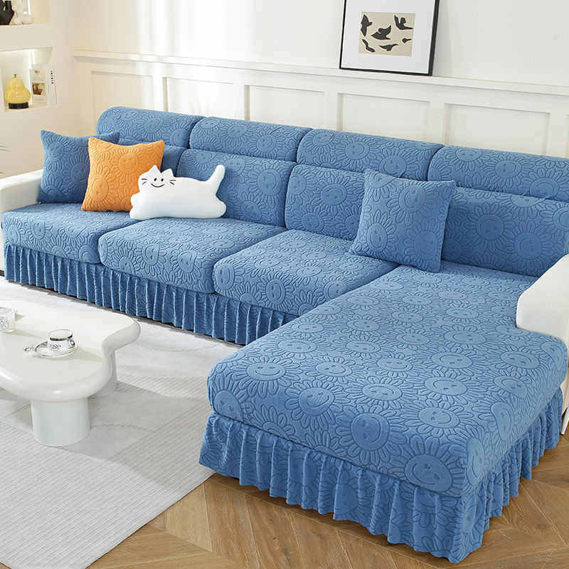 高弹力沙发套罩全包防尘客厅沙发坐垫子盖布巾带裙边四季通用,淘宝优惠券,粉丝福利购,淘宝优惠卷